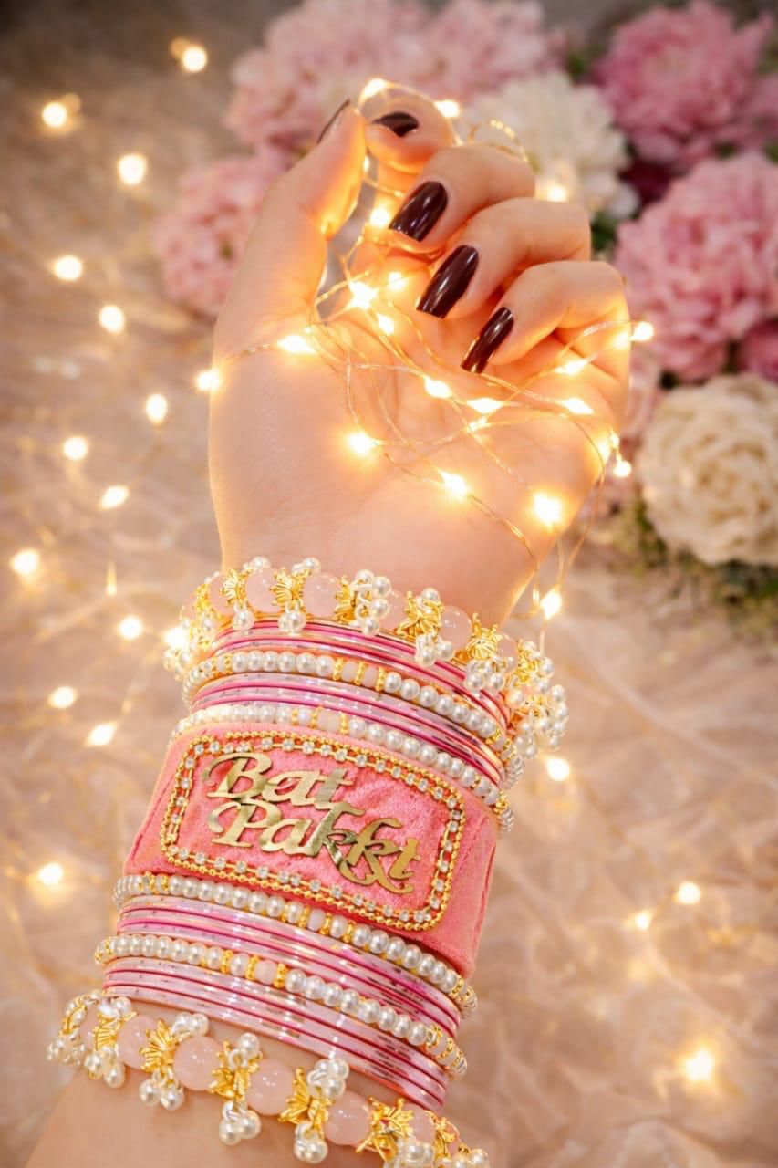 Creamy white Pearl Signature Bangles